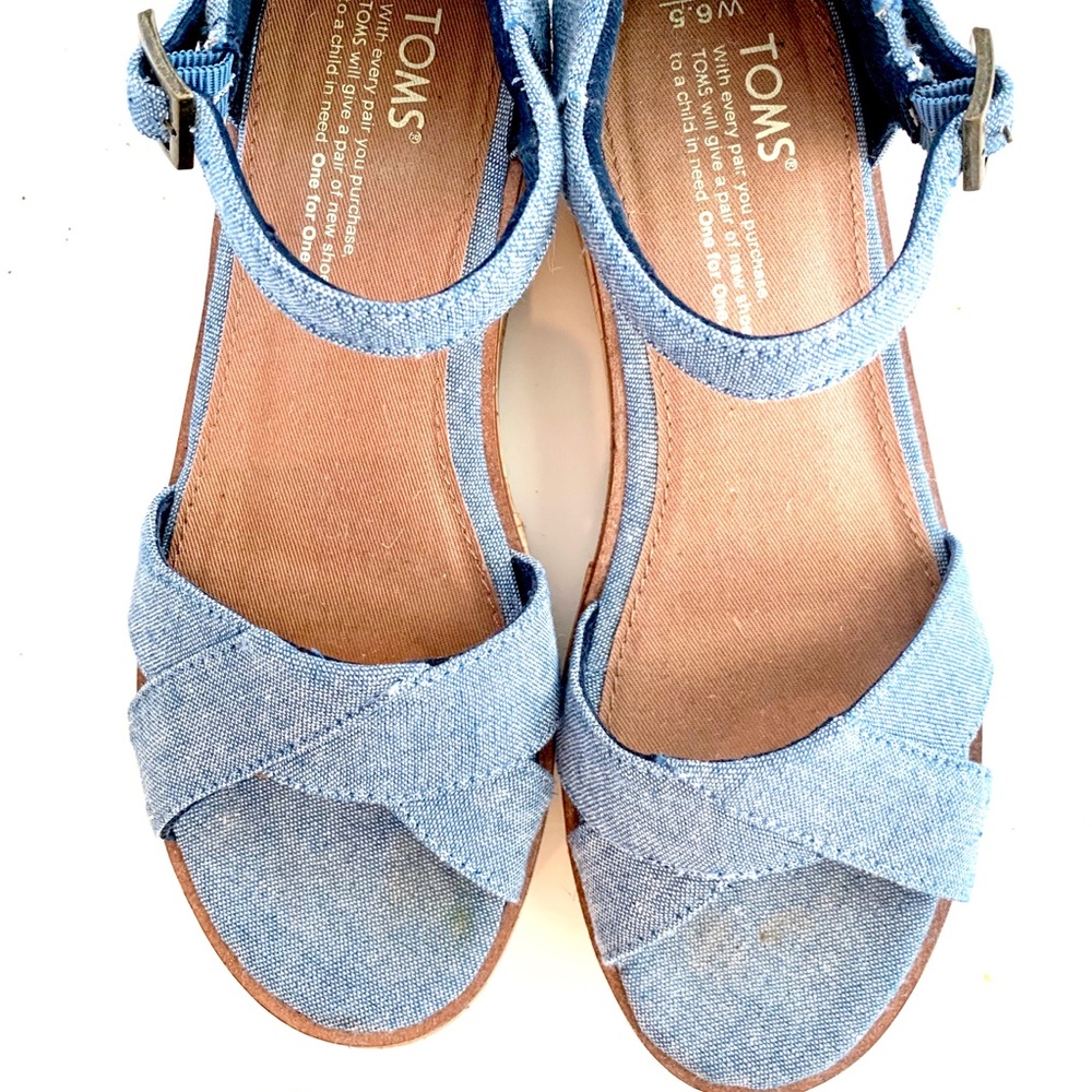 TOMS Harper Platform Sandal 6.5
